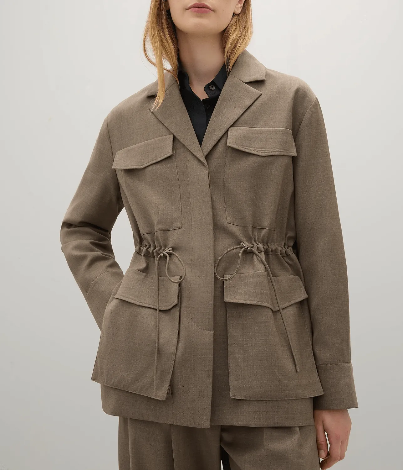 THE BENNETT JACKET - FLAX MELANGE