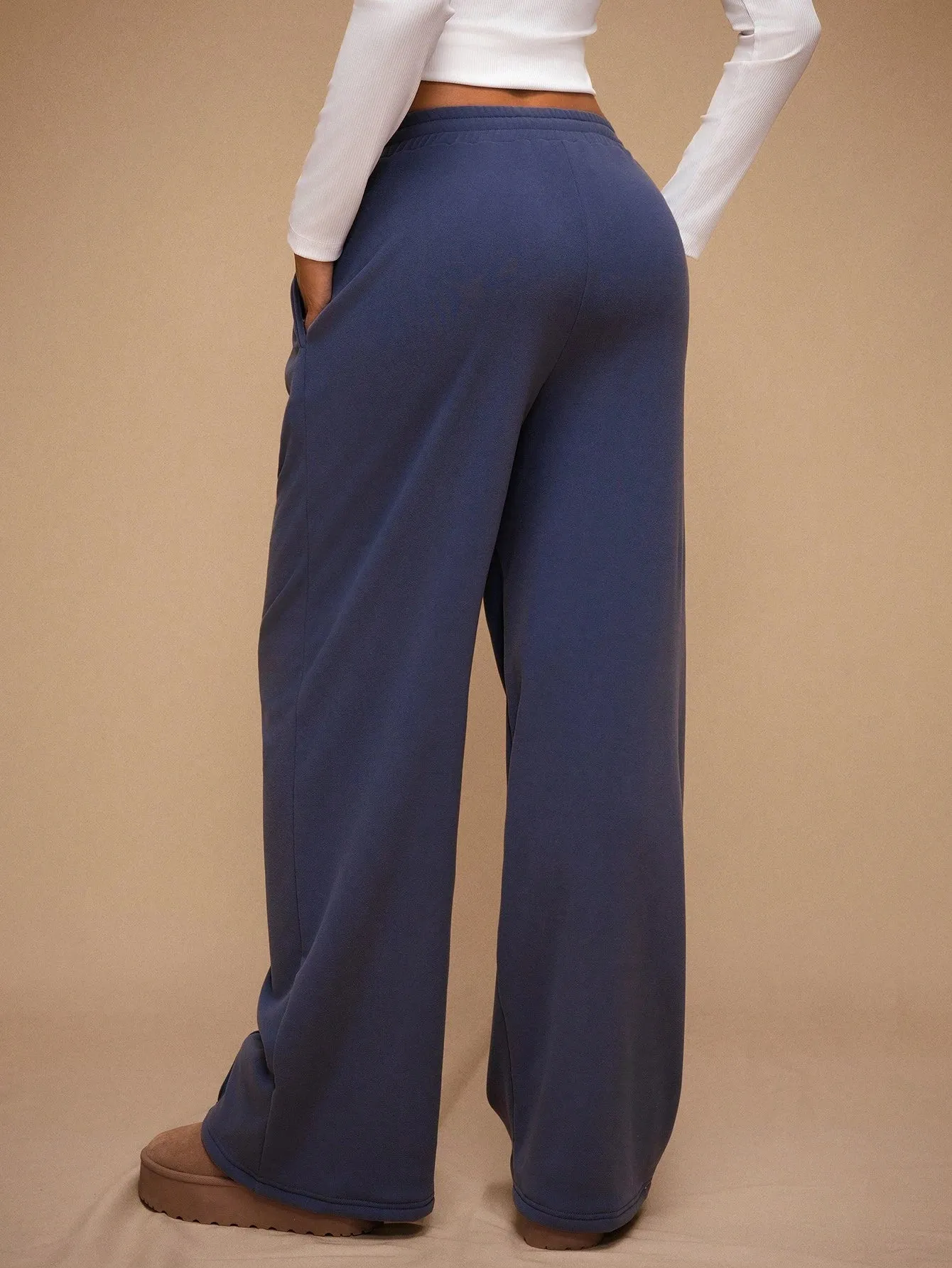 Thermal Lined Knitted Sweatpants – Warm & Stylish Comfort