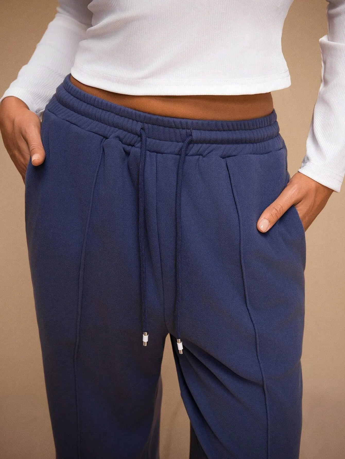 Thermal Lined Knitted Sweatpants – Warm & Stylish Comfort