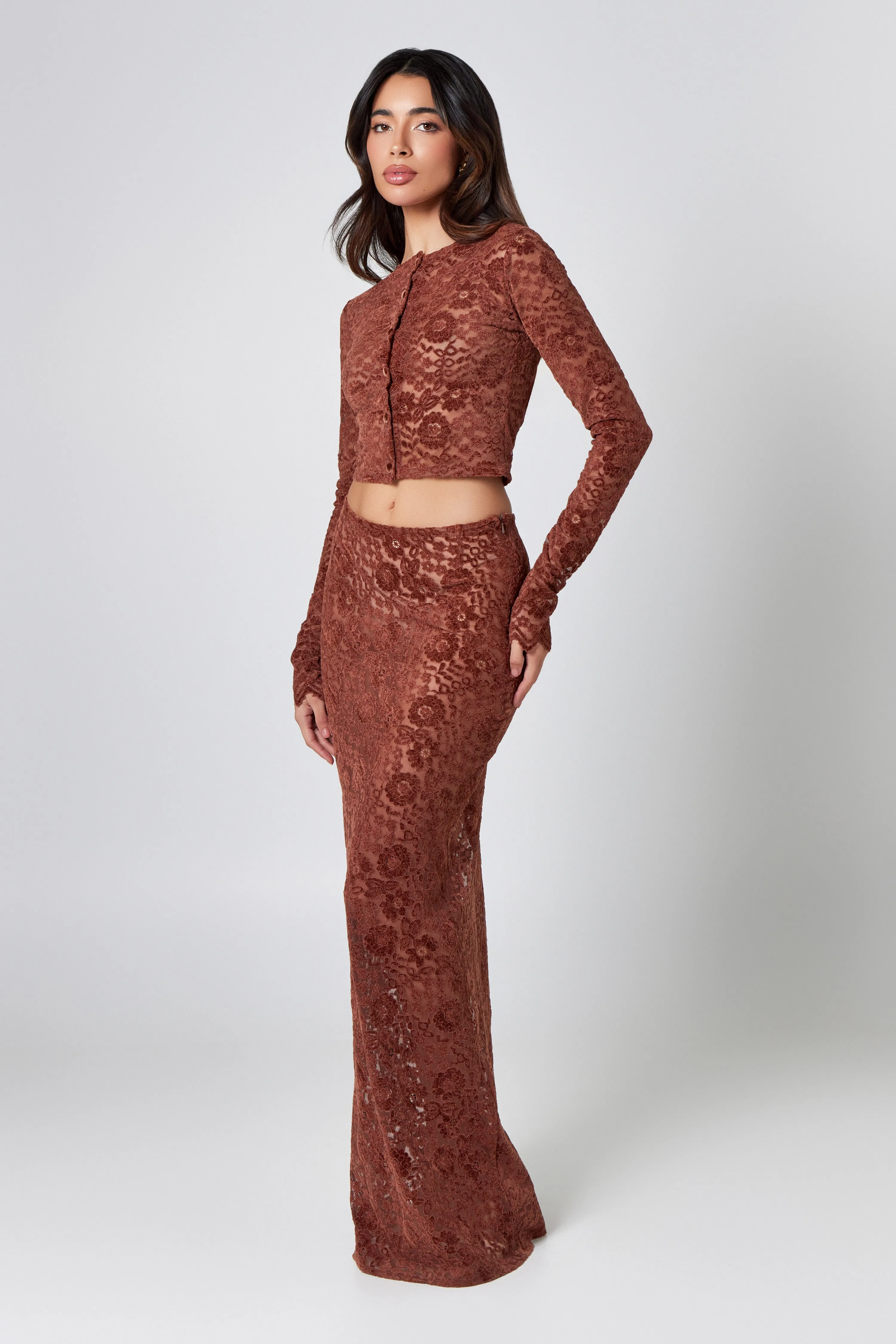 Toffee Button Top
