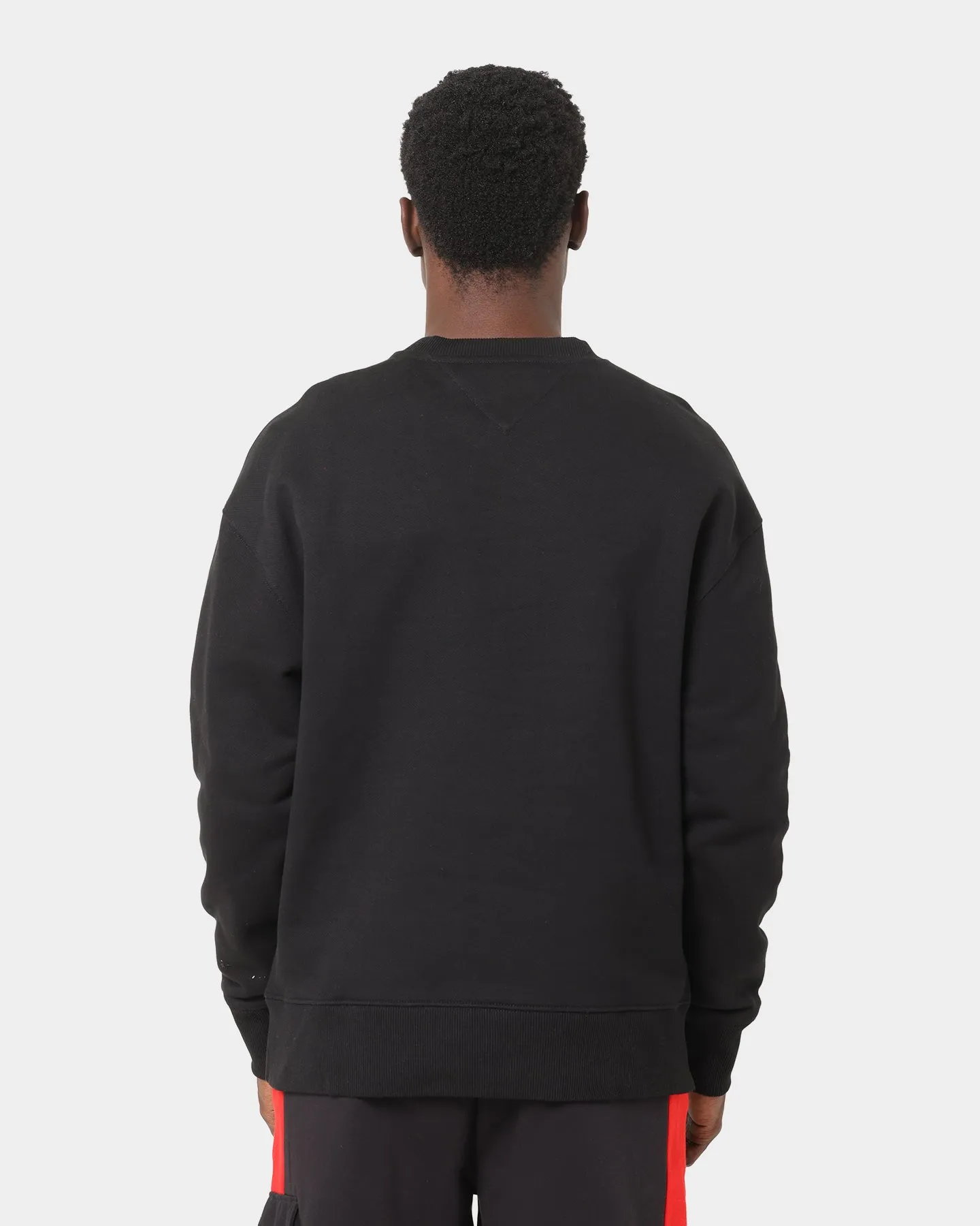 Tommy Jeans Camo Flag Crewneck Black