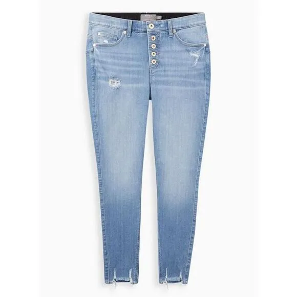 Torrid Bombshell Skinny Premium Stretch High-Rise Jean (14R)