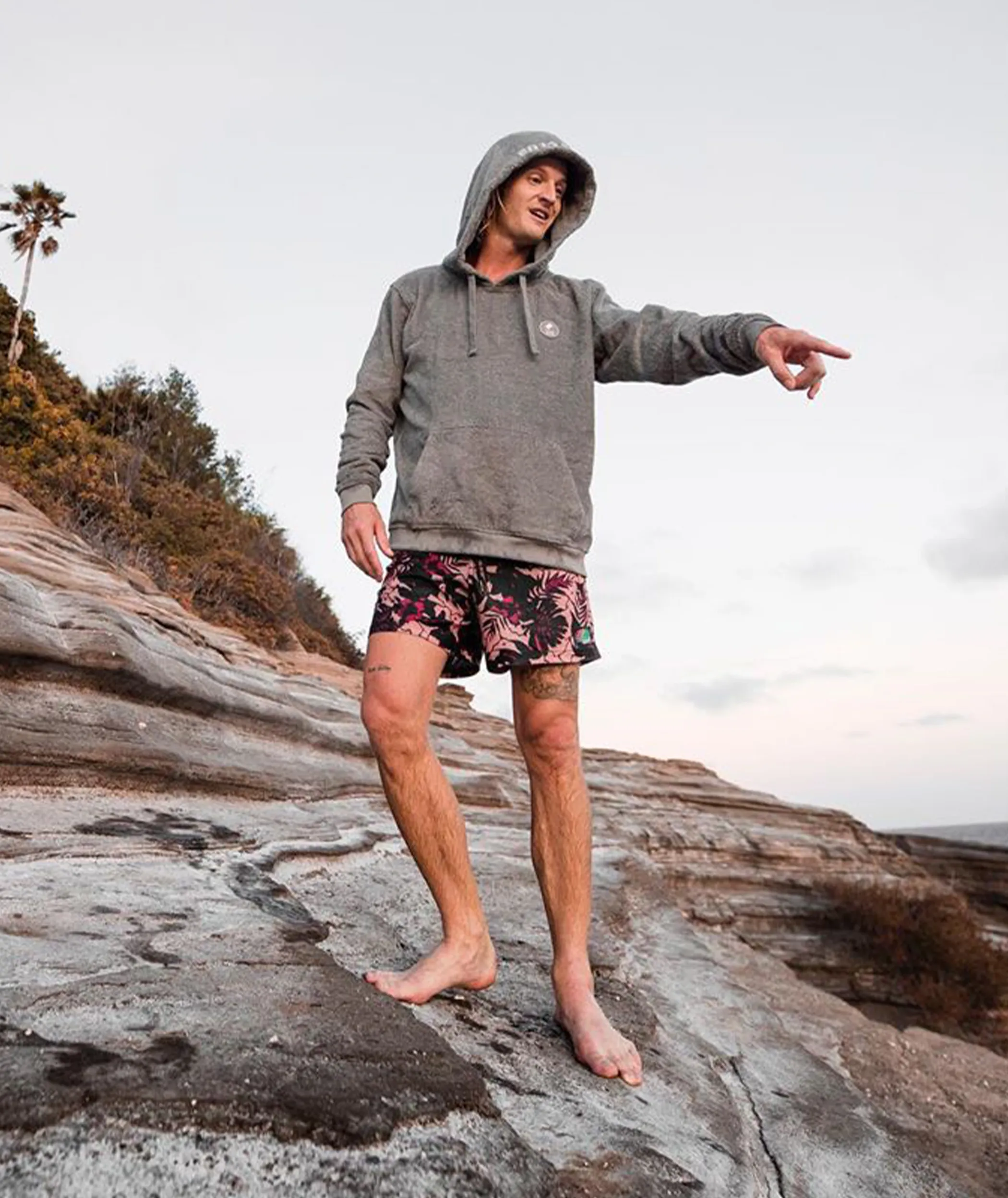 Towel Hoodie Grey