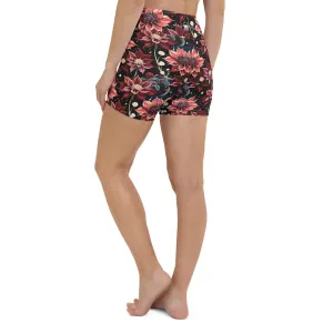 Twilight Dahlia Yoga Shorts