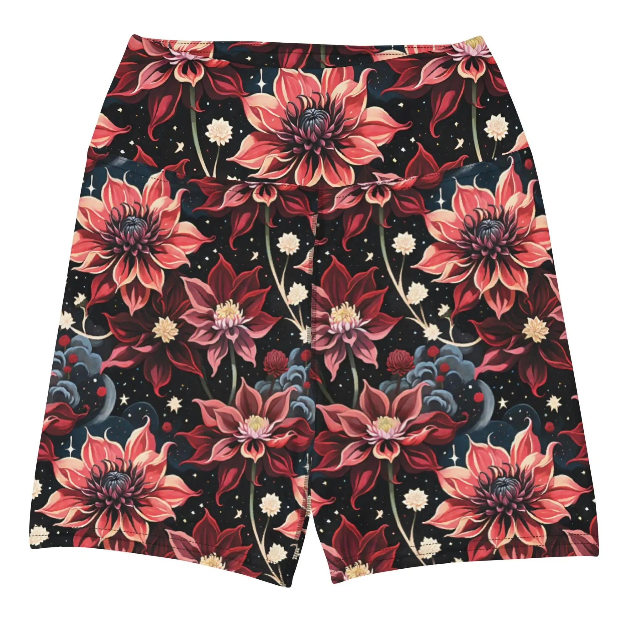 Twilight Dahlia Yoga Shorts