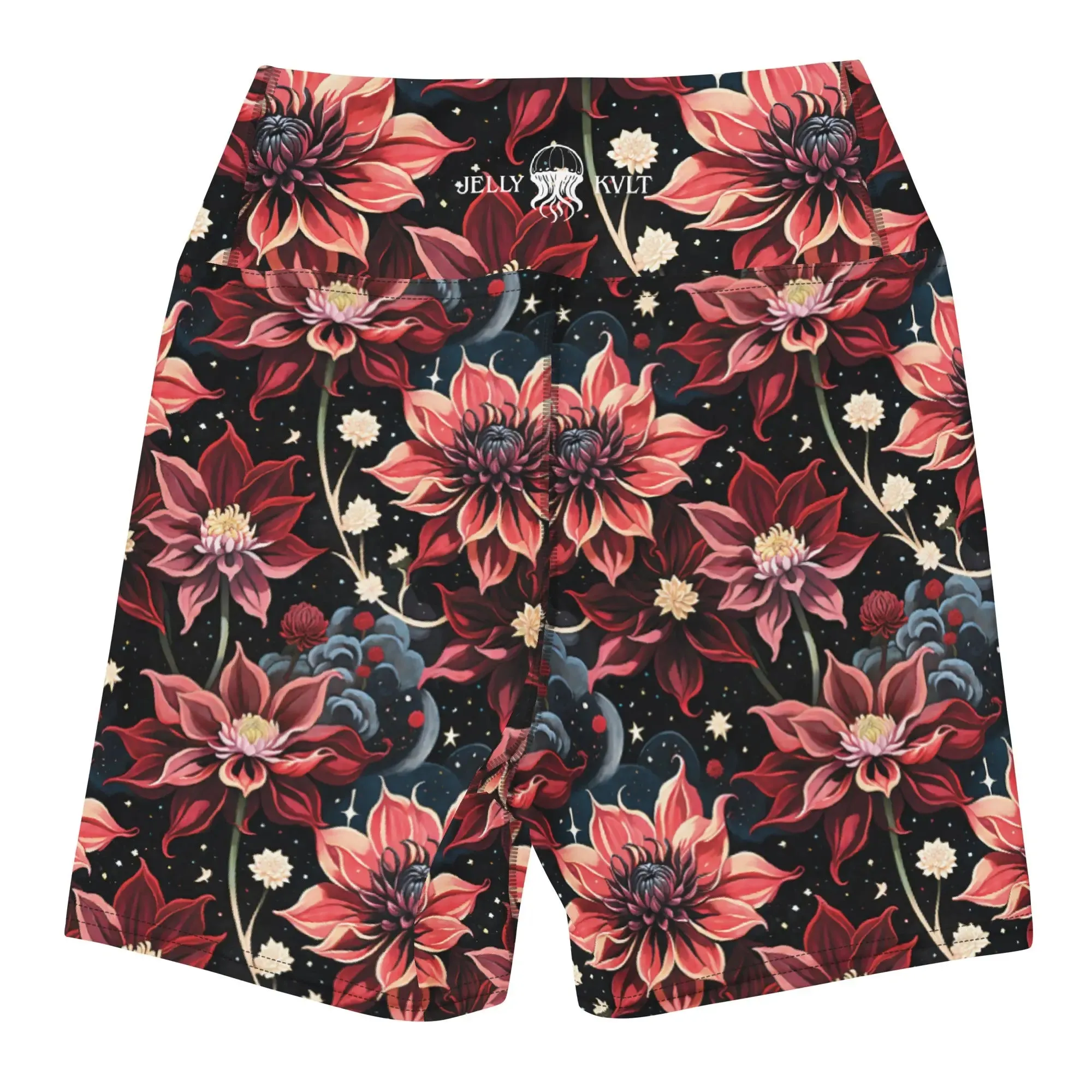 Twilight Dahlia Yoga Shorts