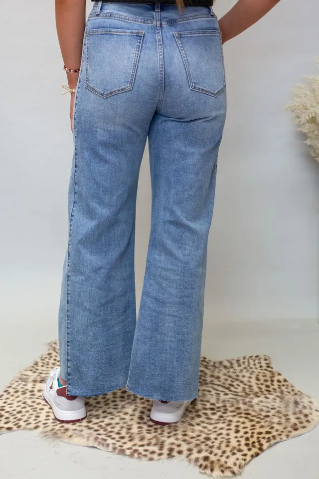 Two Tone Denim Jeans