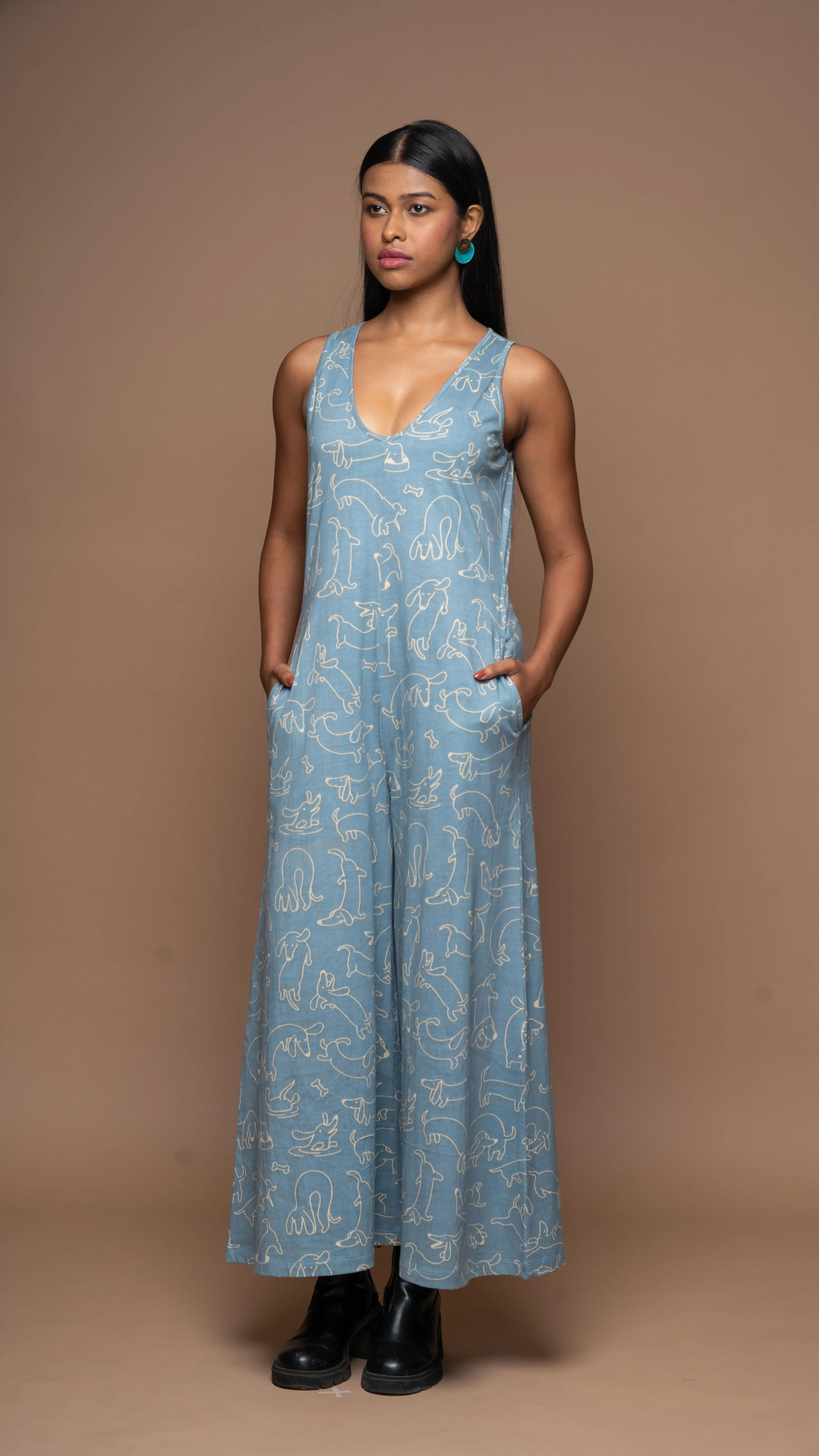 U-Radiance Jumpsuit in Doggy and me Pattern