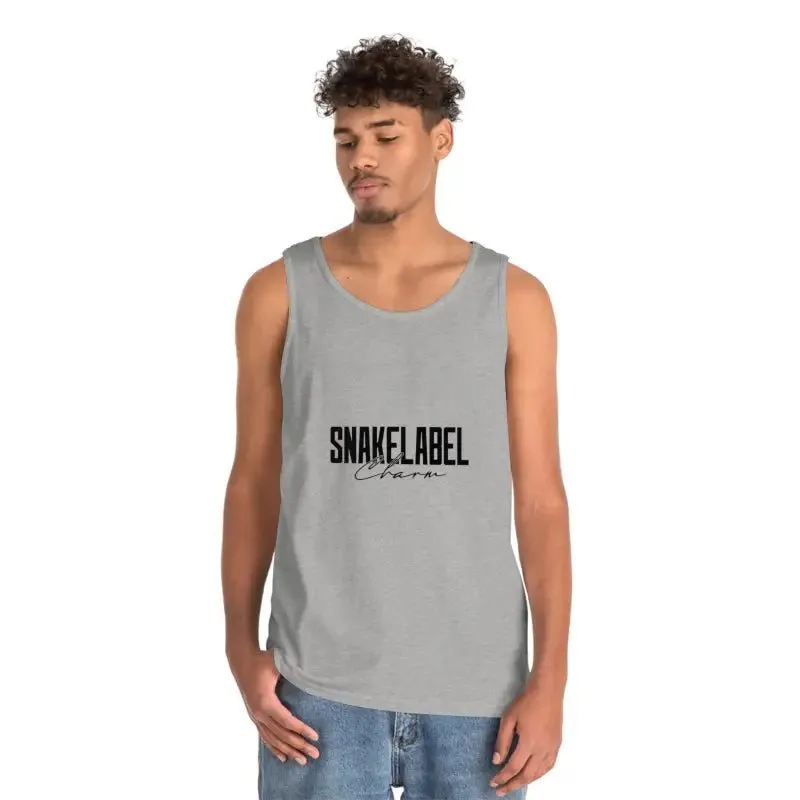 UNISEX HEAVY COTTON SNAKE TANK TOP: 100% Cotton, Classic Fit, Tear Away Label