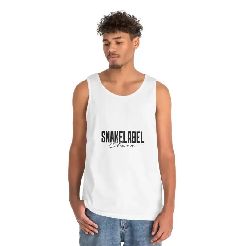 UNISEX HEAVY COTTON SNAKE TANK TOP: 100% Cotton, Classic Fit, Tear Away Label