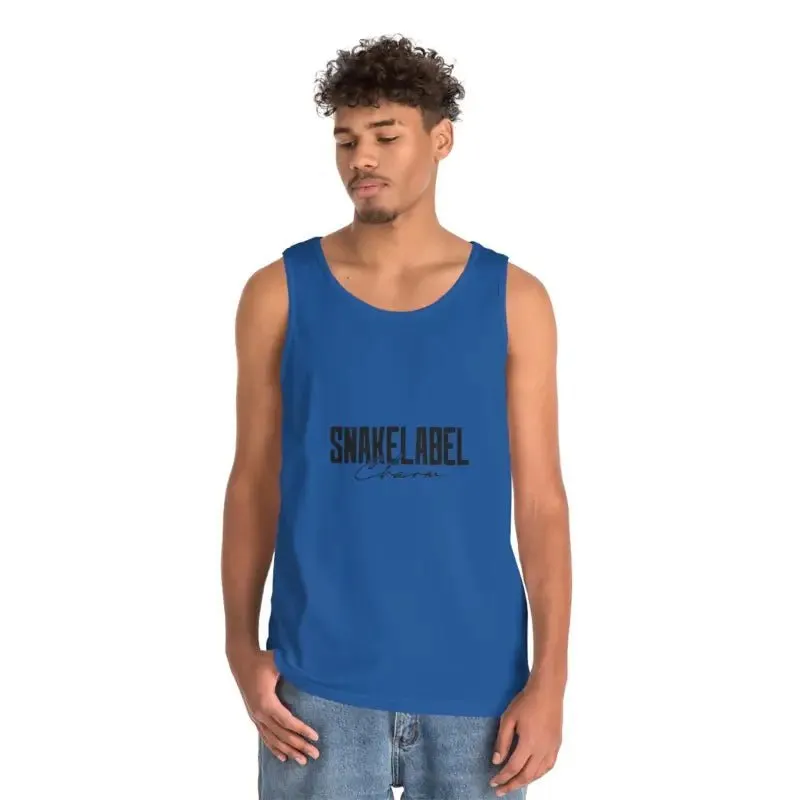 UNISEX HEAVY COTTON SNAKE TANK TOP: 100% Cotton, Classic Fit, Tear Away Label