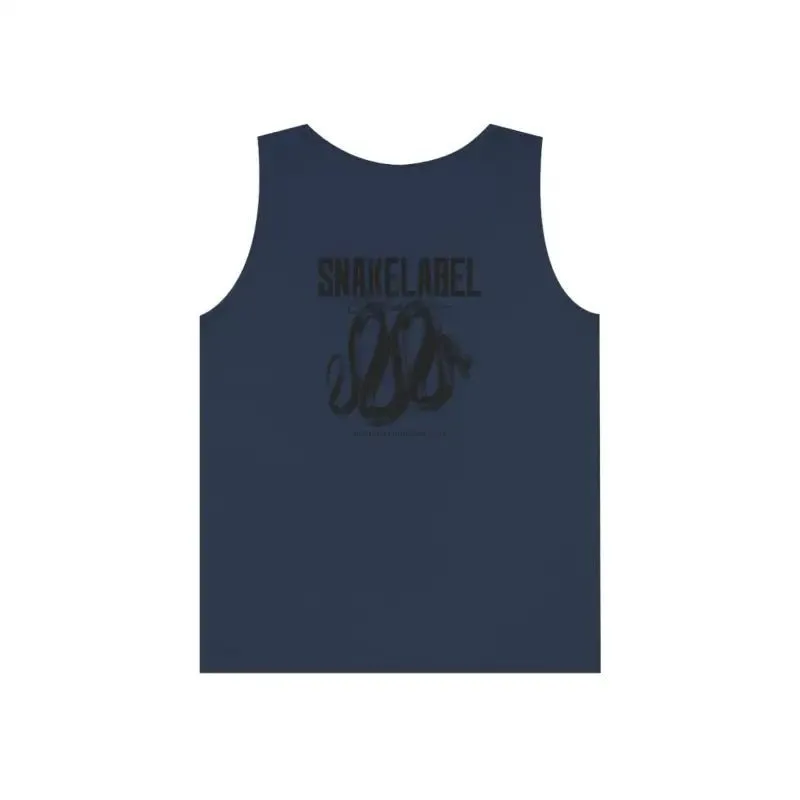 UNISEX HEAVY COTTON SNAKE TANK TOP: 100% Cotton, Classic Fit, Tear Away Label