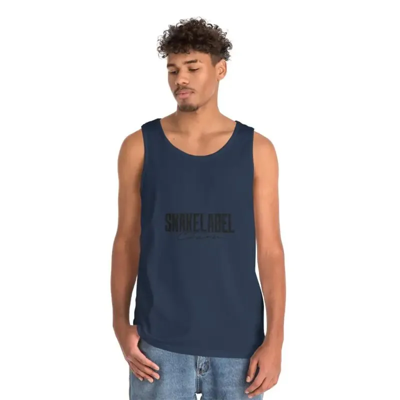 UNISEX HEAVY COTTON SNAKE TANK TOP: 100% Cotton, Classic Fit, Tear Away Label