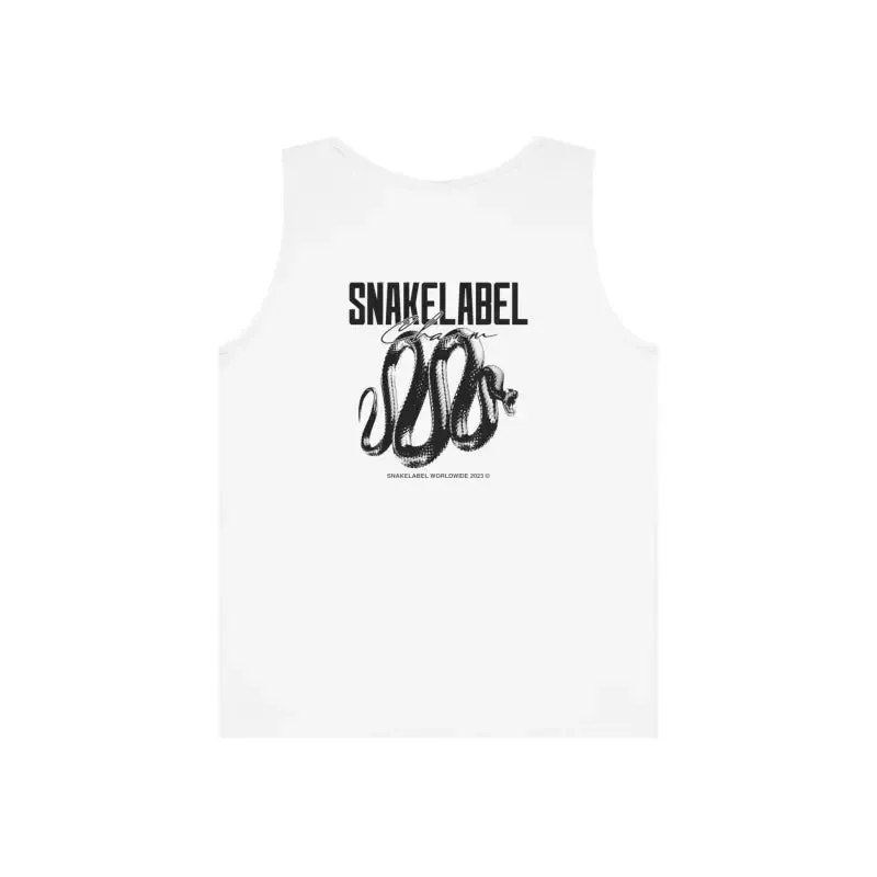 UNISEX HEAVY COTTON SNAKE TANK TOP: 100% Cotton, Classic Fit, Tear Away Label