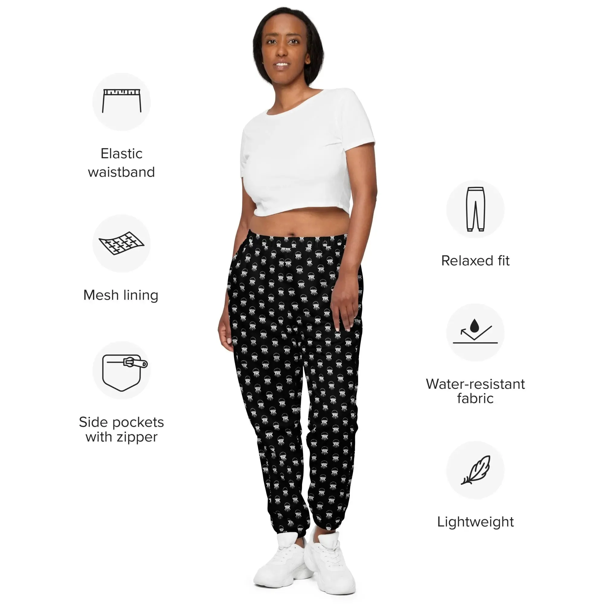 Unisex track pants - Jellyfish Invaders