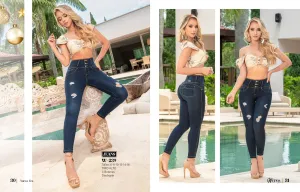 W-239 100% Authentic Colombian Push Up Jeans