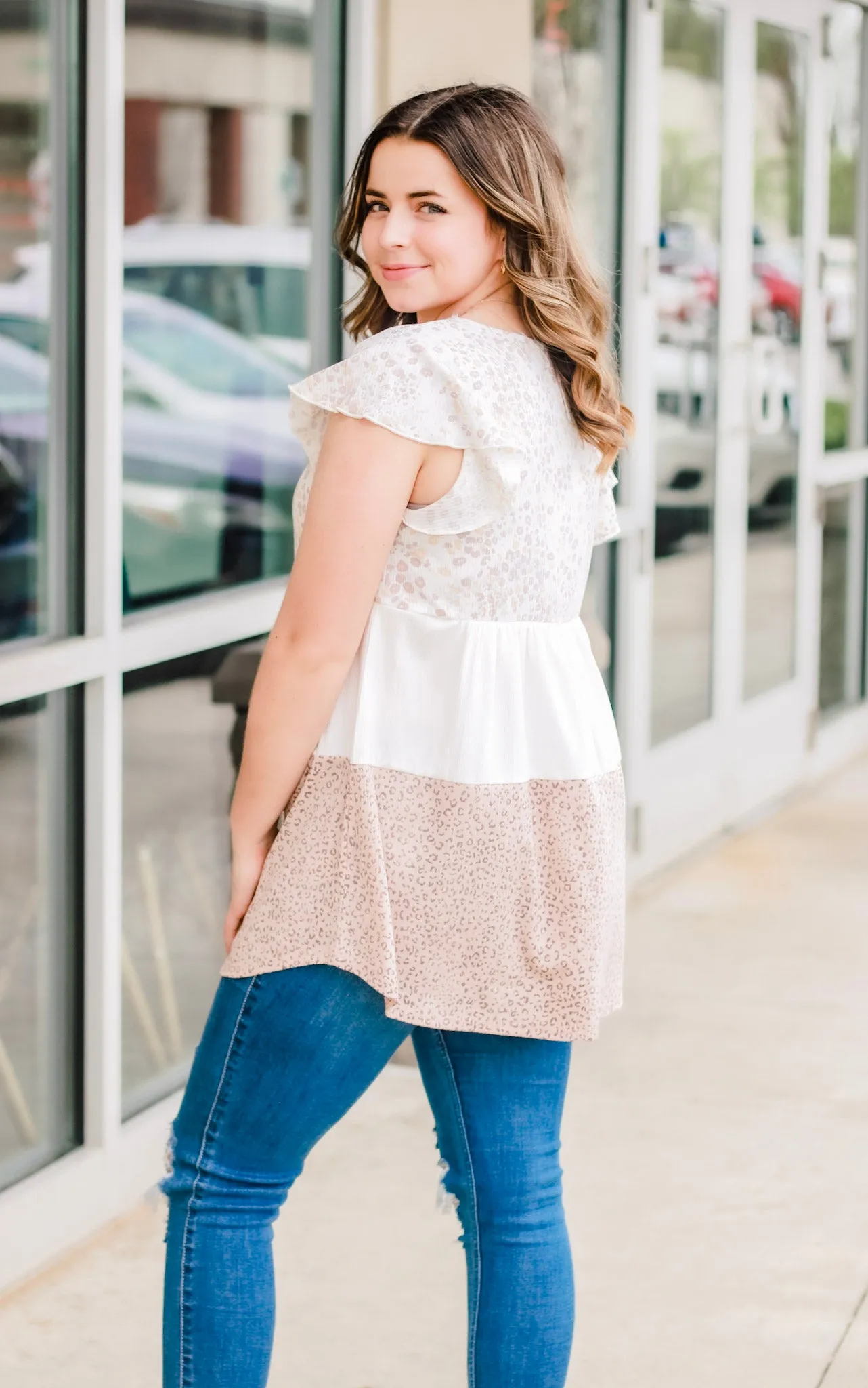 What a Day Tiered Blouse