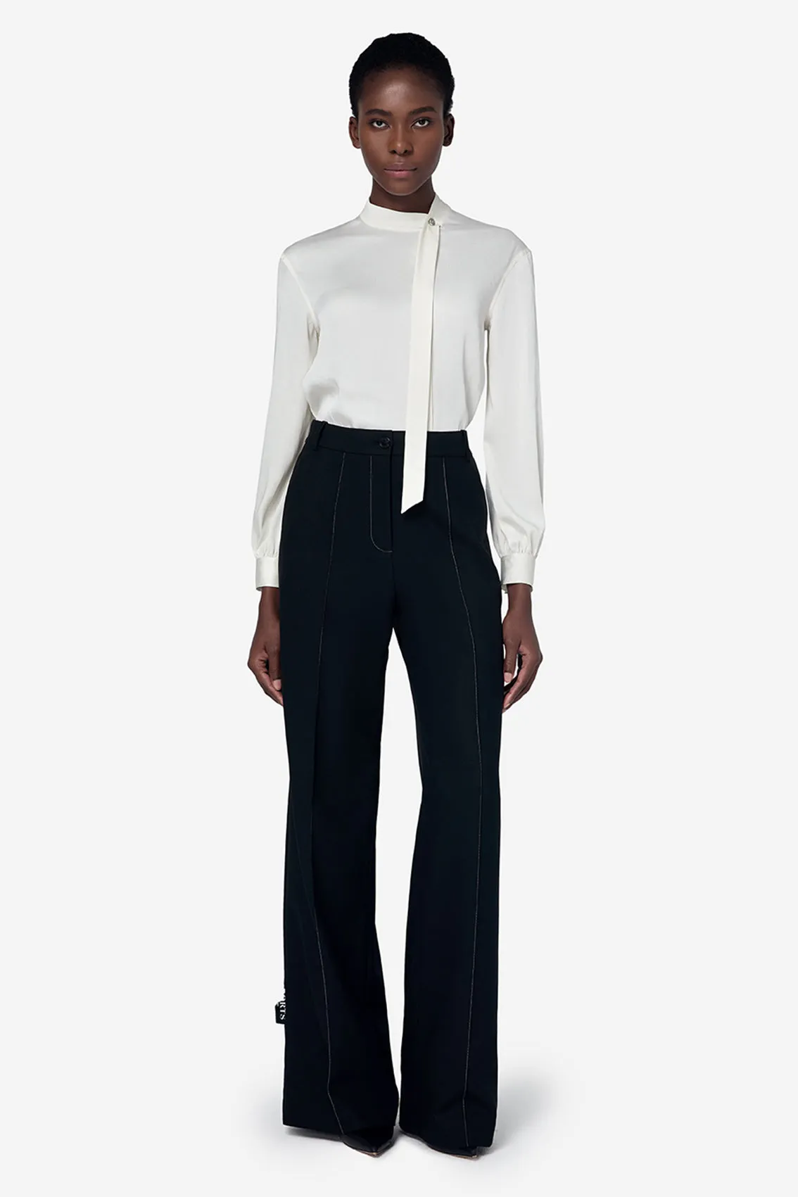 WHITE TIE SHIRT