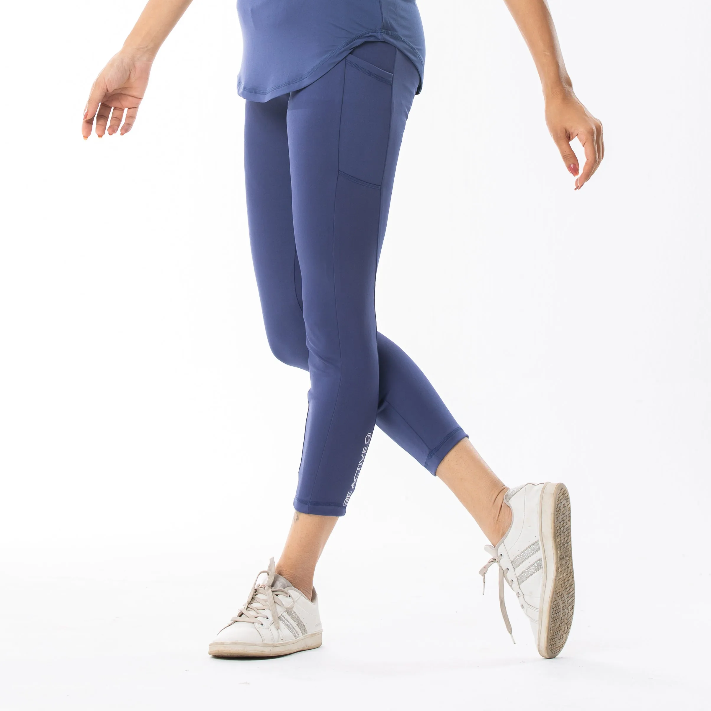 Womens Blue Leggings
