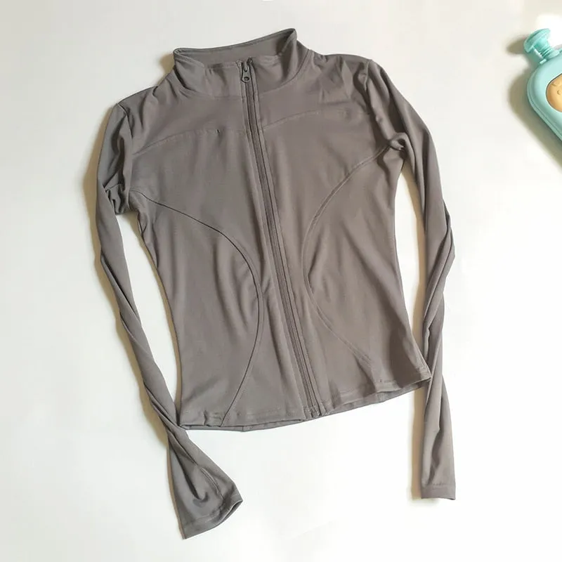 Women's Long Sleeve Zip-up Activewear Jacket