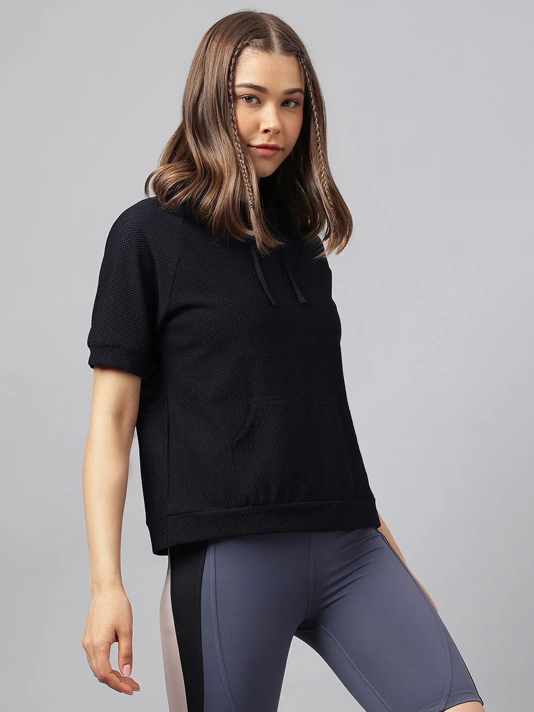 Women's self design sweat top