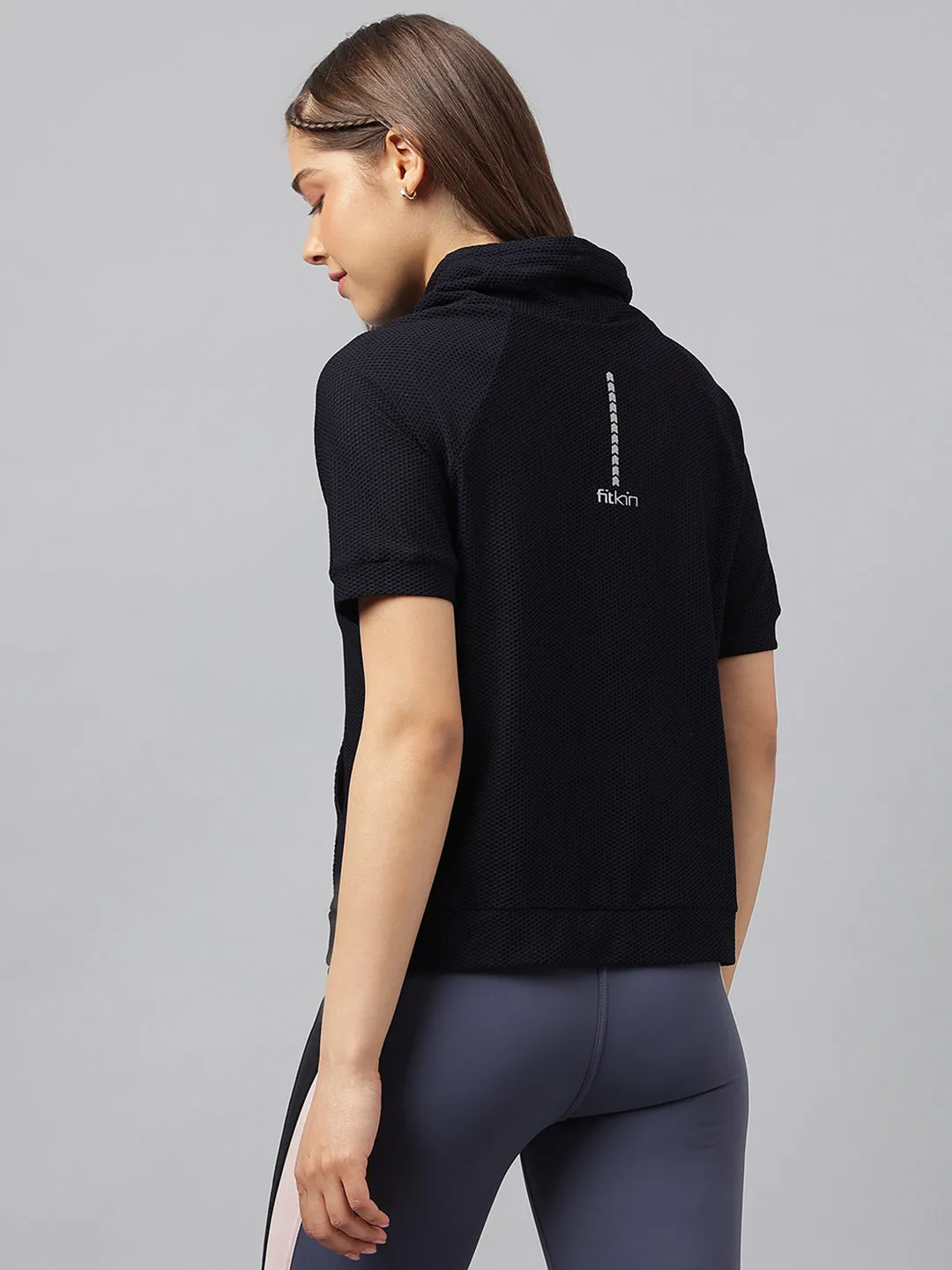 Women's self design sweat top