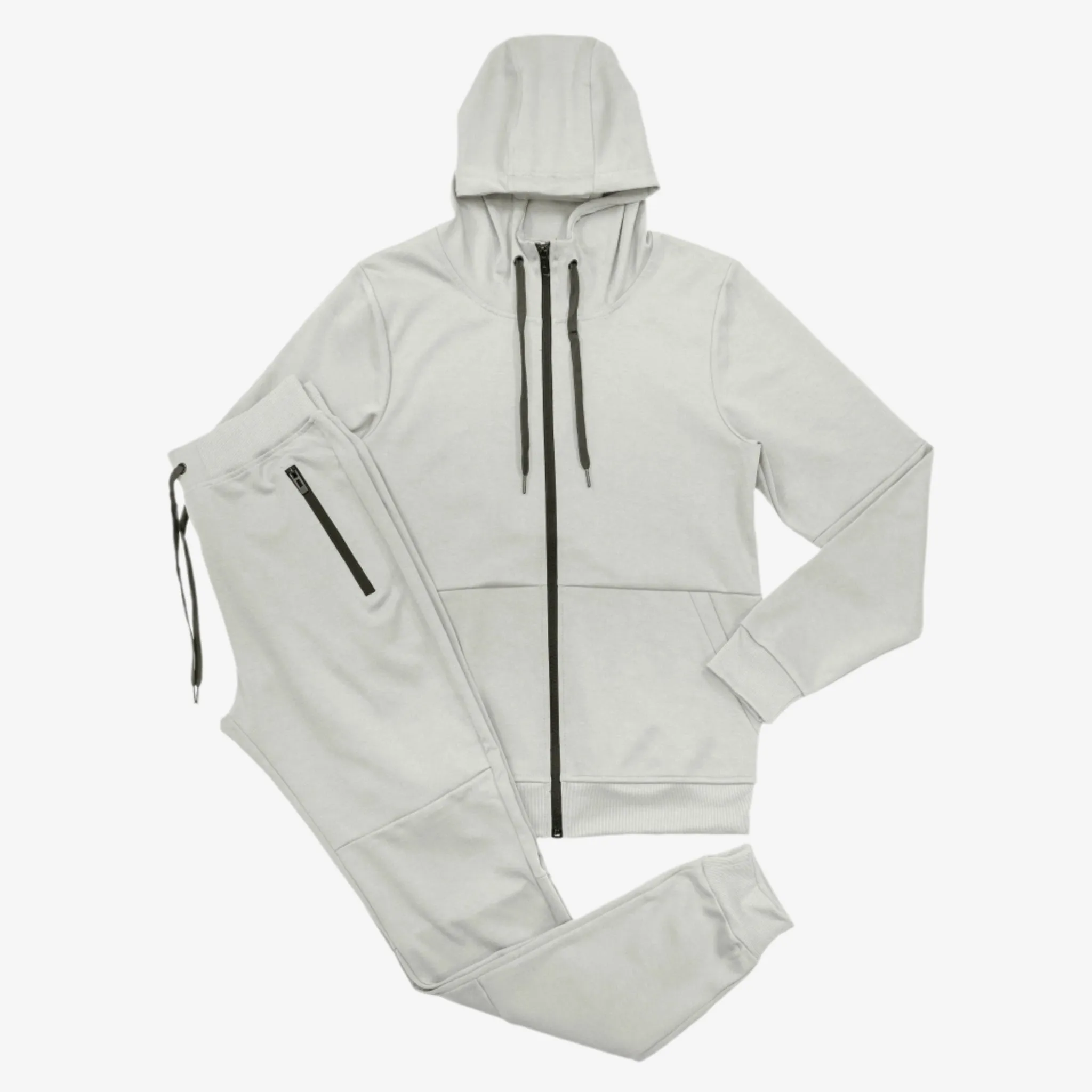 Women's Tech Fleece Tracksuit  - Heather Grey