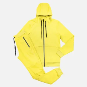 Women's Tech Fleece Tracksuit  - Yellow