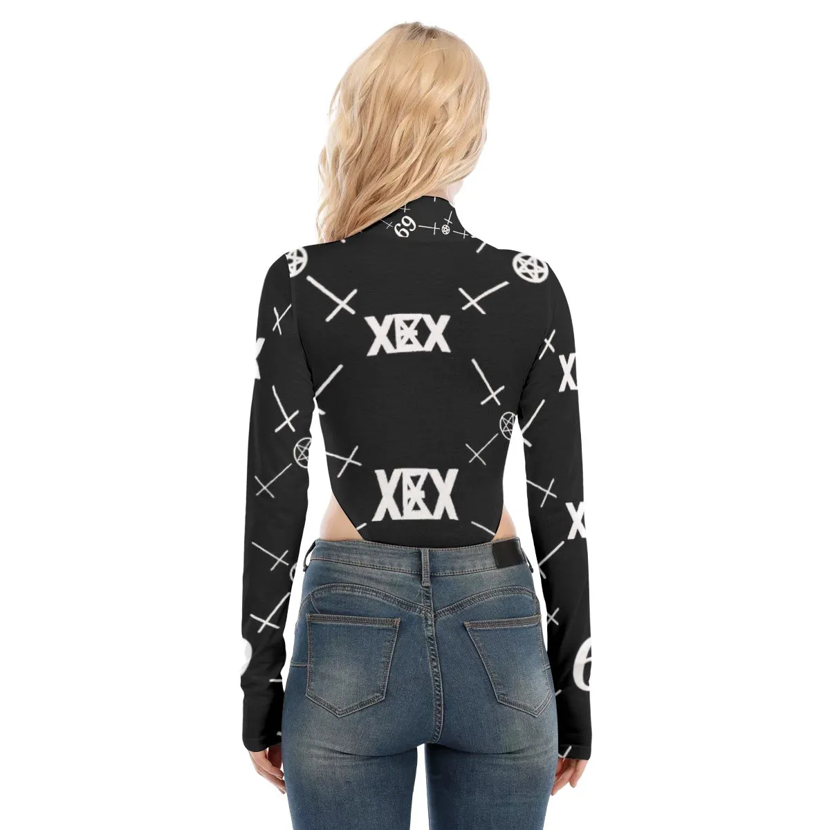 Women's Turtleneck Long Sleeve Jumpsuits