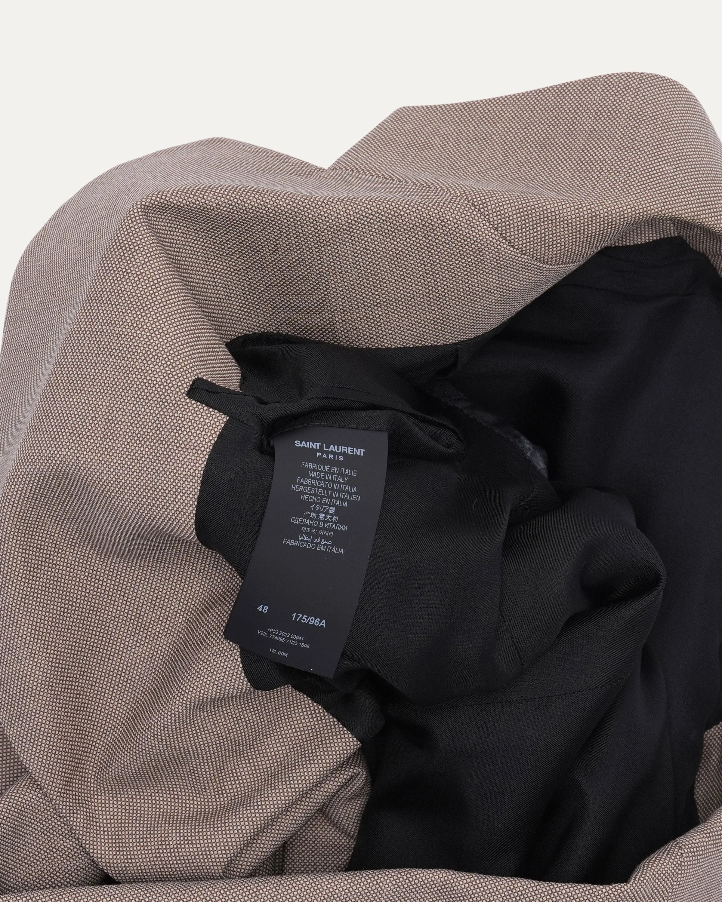 Wool Notch Lapel Suit