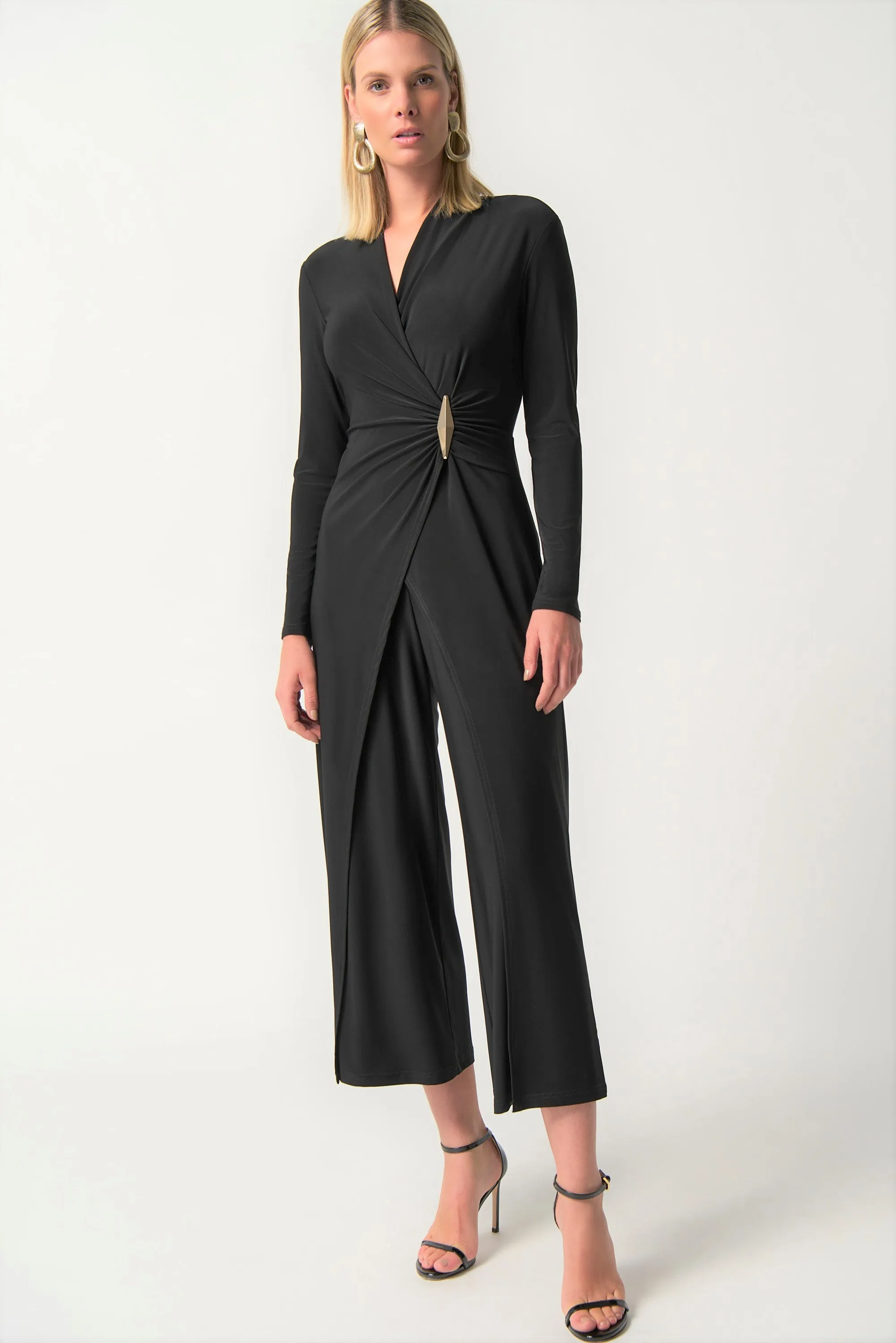 Wrap Culotte Jumpsuit
