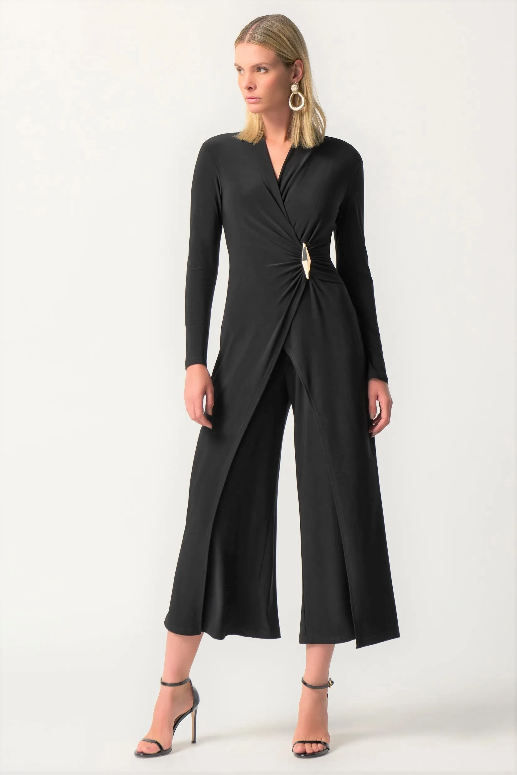 Wrap Culotte Jumpsuit