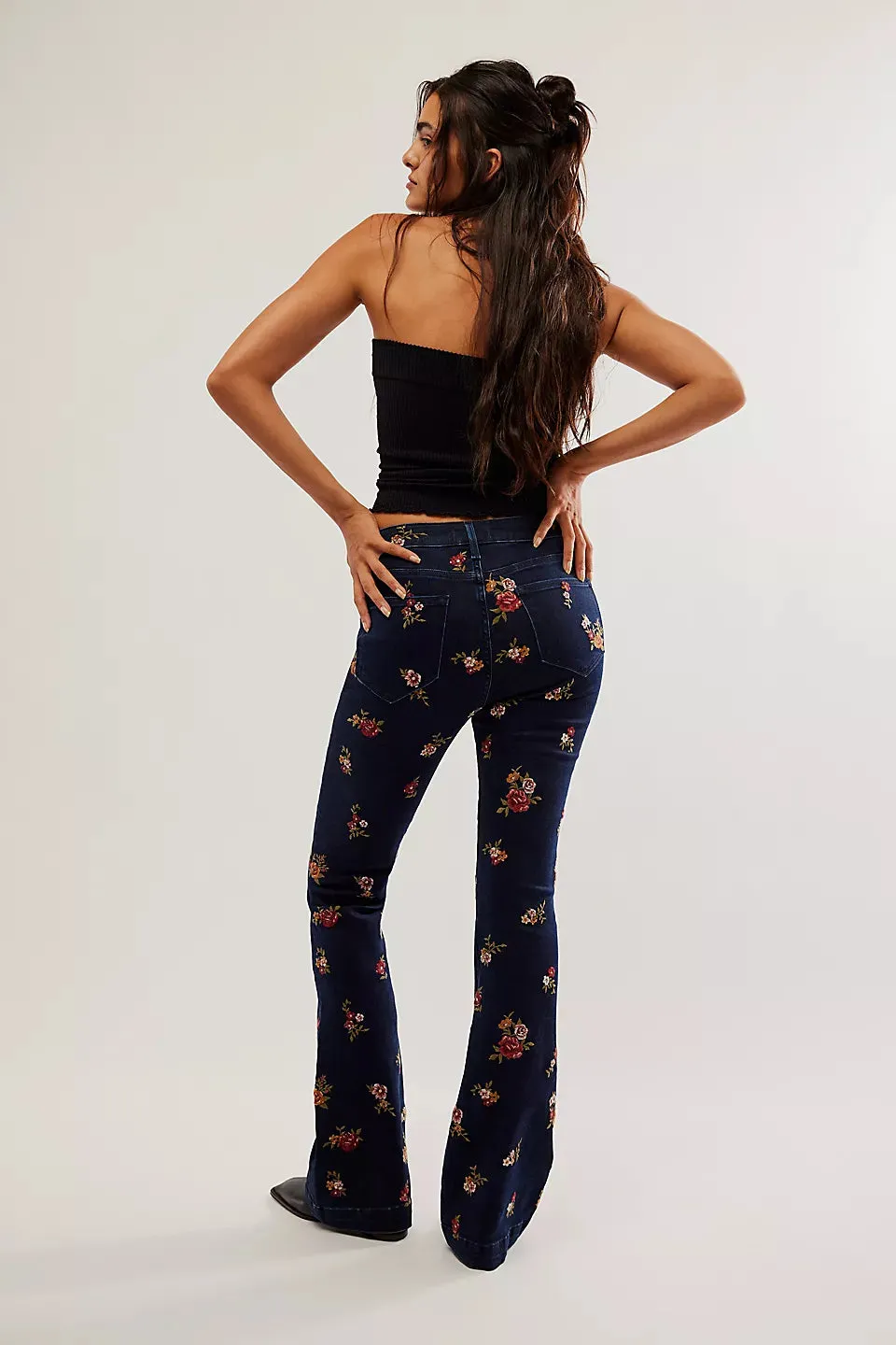 Wyatt Embroidered Flare