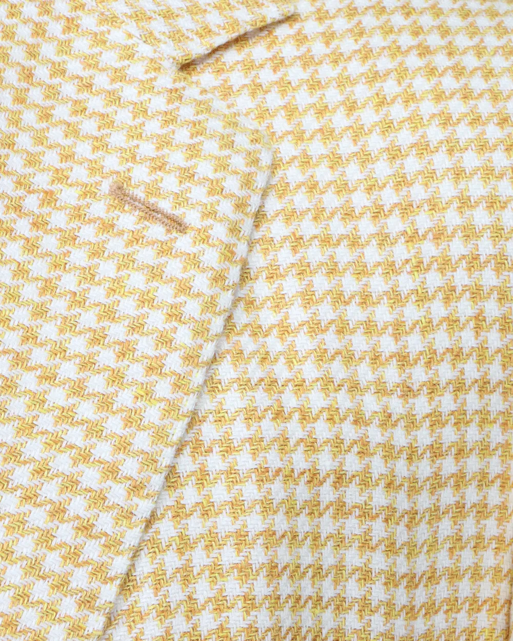 Yellow and White Houndstooth Sportcoat